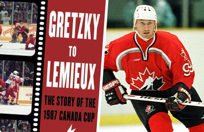 Сборная Канады по хоккею с шайбой, Уэйн Гретцки, Рик Токкет, Майк Кинэн, Игорь Ларионов, Алексей Касатонов, Гэри Беттмэн, Вячеслав Фетисов, Даг Гилмор, Евгений Белошейкин, Грант Фюр, Сборная России по хоккею с шайбой, Валерий Каменский, Марк Мессье, Владимир Крутов