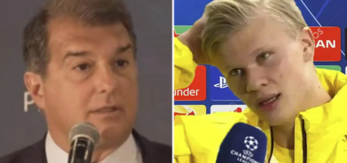 Барселона, Боруссия Дортмунд, Жоан Лапорта, Эрлинг Холанд