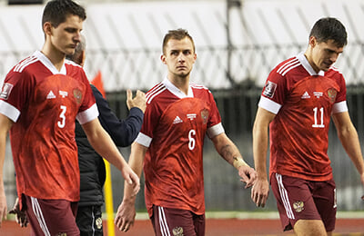 Сборная России по футболу, Сборная Австрии по футболу, Валерий Карпин, Сборная Украины по футболу, Сборная Северной Македонии по футболу, Сборная Уэльса по футболу, Сборная Чехии по футболу, Сборная Швеции по футболу, Сборная Шотландии по футболу, Сборная Турции по футболу, ЧМ-2022, Квалификация ЧМ, Спартак, Зенит