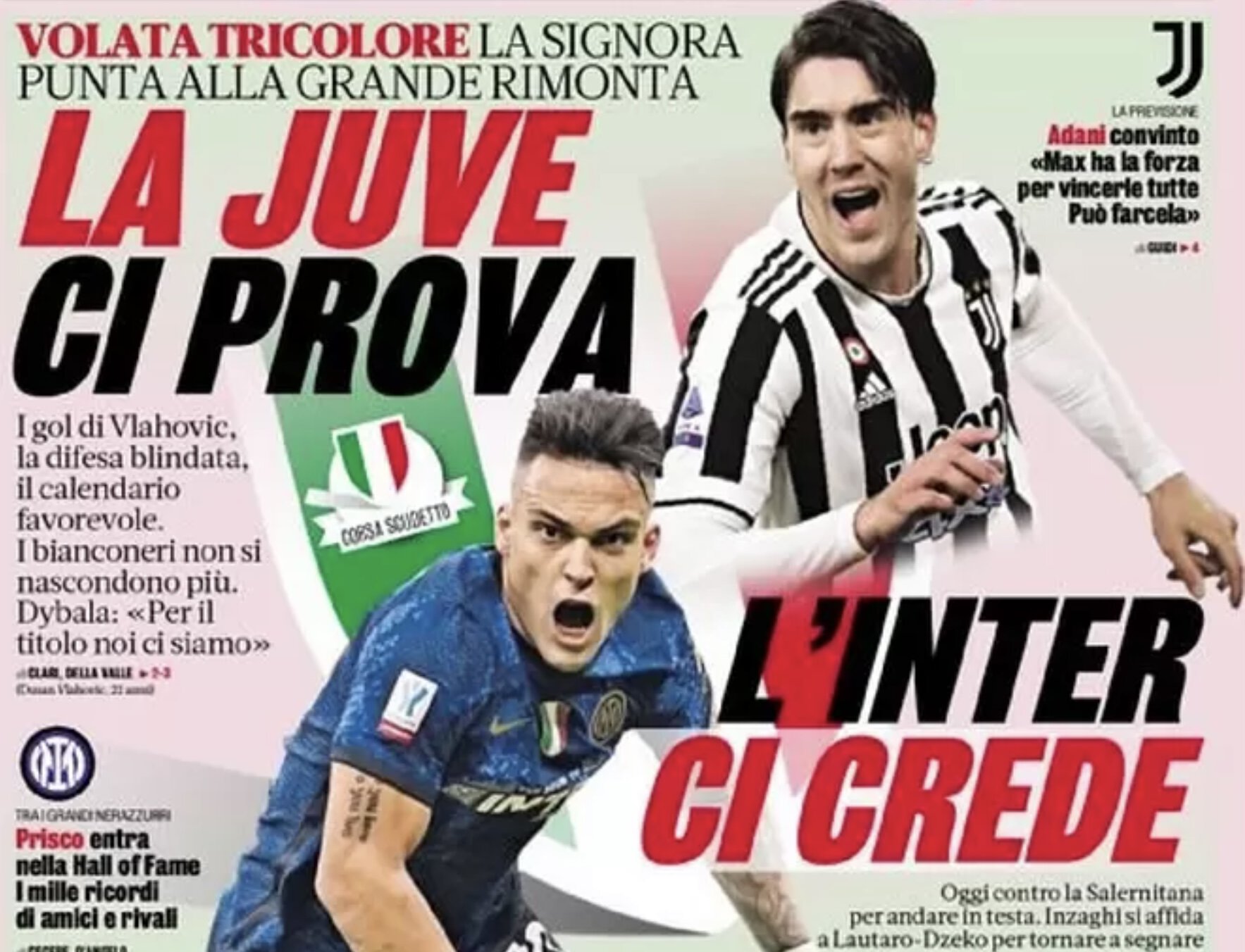 «Юве» пробует, «Интер» верит. Заголовки Gazzetta, TuttoSport и Corriere за 4 марта