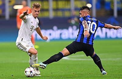 Лерой Сане, Симоне Индзаги, Йозуа Киммих, Бенжамен Павар, Марцело Брозович, Томас Мюллер, Интер, тактика, Лига чемпионов УЕФА, Бавария, Юлиан Нагельсманн