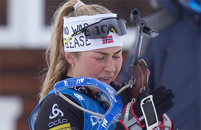 Ингрид Ланмарк Тандревольд, IBU, Союз биатлонистов России, МОК, Политика, эстафета (жен), Виктор Майгуров, Контиолахти, сборная Норвегии жен, сборная России, сборная России жен