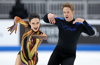 чемпионат мира по фигурному катанию, танцы на льду, Мэдисон Чок, Эван Бейтс, сборная США