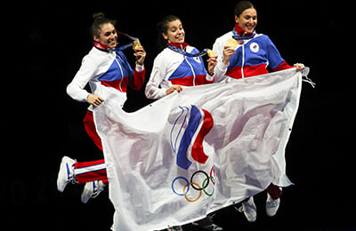 сборная России жен, Софья Великая, сабля, Токио-2020, София Позднякова, Ольга Никитина, Светлана Шевелева