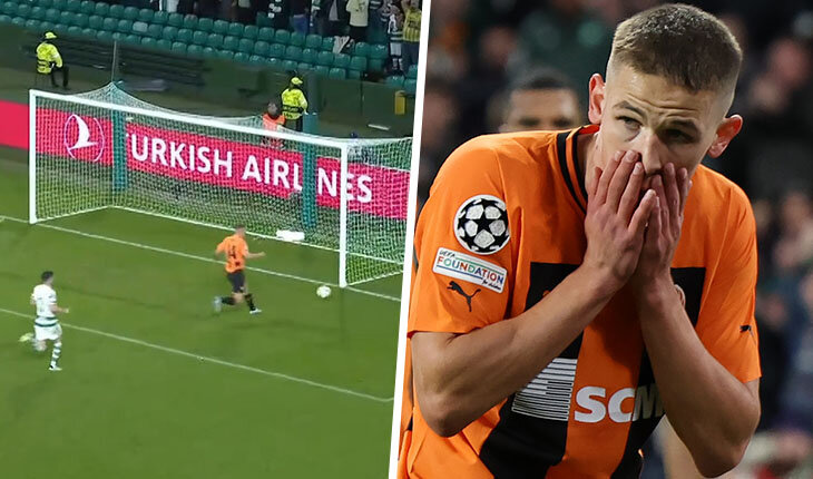 Сикан из «Шахтера» не забил в пустые, хотя ему никто не мешал. Каааак?!