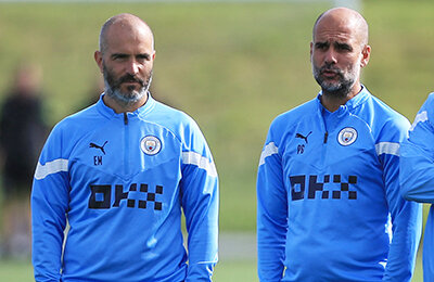 Манчестер Сити, Пеп Гвардиола, премьер-лига Англия, Барселона, Доменек Торрент, Мануэль Пеллегрини, Ферран Сориано Компте, Ричард Райт, Хуанма Лильо, Микель Артета, Мануэль Эстиарте, Энцо Мареска, Родольфо Боррель, Чики Бегиристайн, Ла Лига