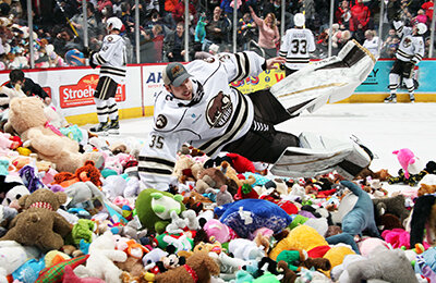 Херши, видео, АХЛ, Хартфорд Вулф Пэк, Аксель Йонссон Фьяллби, Благотворительность