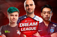 DreamLeague Season, Evil Geniuses, Fnatic, Team Secret, J.Storm, EHOME, LGD, Ninjas in Pyjamas, NAVI, Mineski, Keen Gaming, Infamous, Forward Gaming, Chaos, Team Liquid, Virtus.pro