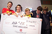 Данил «Dendi» Ишутин, Александр «XBOCT» Дашкевич, Клемент «Puppey» Иванов, NAVI, Сергей «Smile» Ревин, Дмитрий «LightOfHeaven» Куприянов, Иван «ArtStyle» Антонов