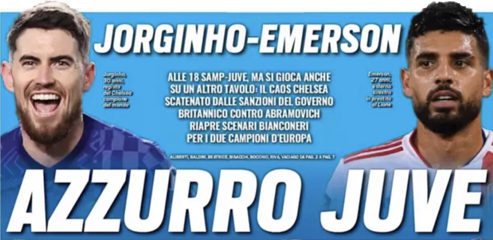 Лазурный «Юве». Заголовки Gazzetta, TuttoSport и Corriere за 12 марта