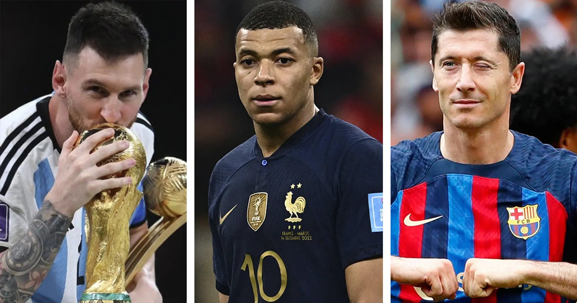 Неймар, Лионель Месси, Килиан Мбаппе, Кевин де Брюйне, Харри Кейн, Роберт Левандовски, Барселона, ПСЖ, Эрлинг Холанд, Кристофер Нкунку, Манчестер Сити