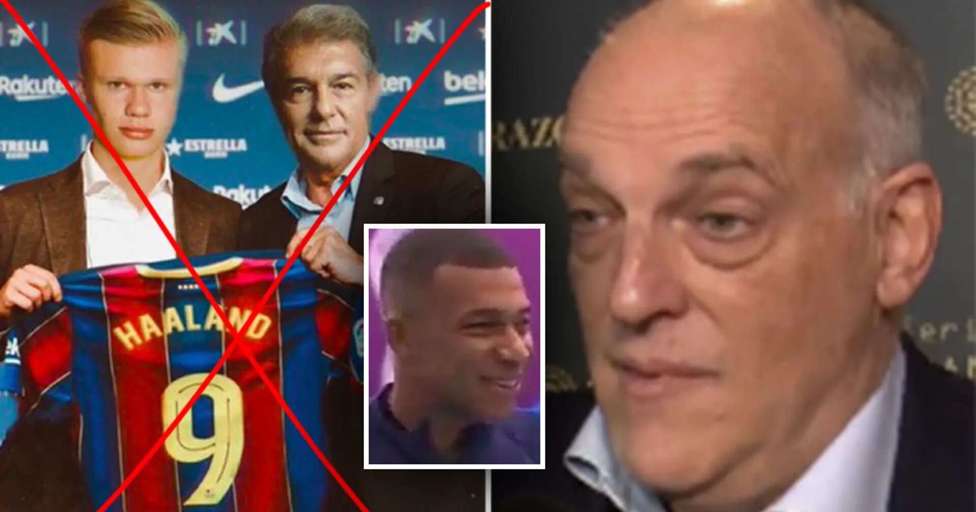 Клубы, Реал Мадрид, Барселона, Килиан Мбаппе, Хавьер Тебас, Эрлинг Холанд, ПСЖ, Манчестер Сити