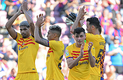 Ла Лига, Барселона, Хави, Атлетико, Диего Симеоне, Ферран Торрес, Антуан Гризманн, Роберт Левандовски