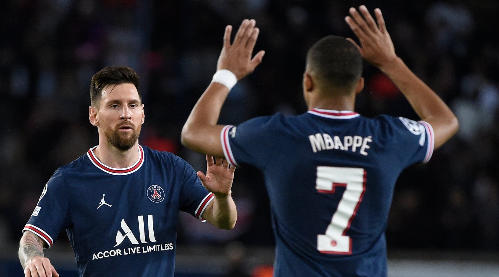 Килиан Мбаппе, Лионель Месси, ПСЖ