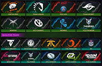 Vici Gaming, LGD, Virtus.pro, Team Secret, China Supermajor, The International, Mineski, Newbee, Dota Pro Circuit, VGJ.Thunder, Team Liquid, Optic Gaming, Winstrike, Team Serenity, J.Storm, Fnatic, Invictus Gaming, OG, TNC