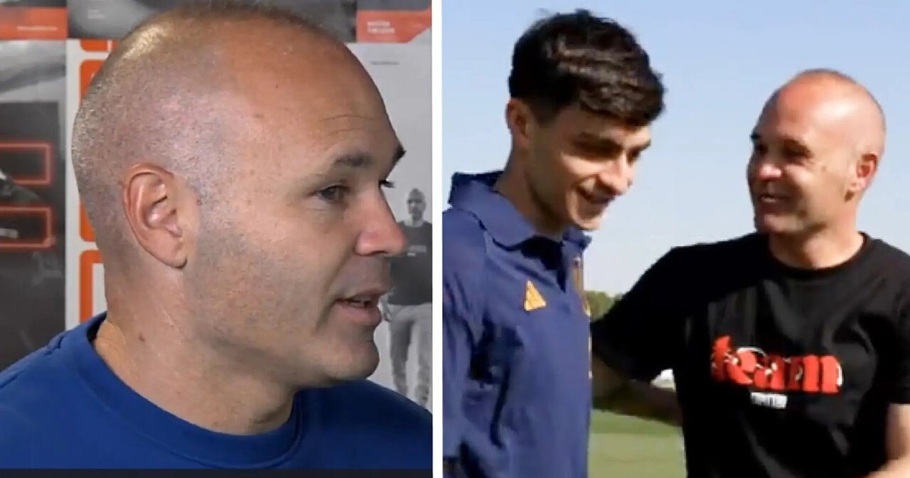 Барселона, Педри, Клубы, Андрес Иньеста