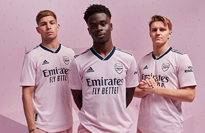 игровая форма, Арсенал, Наполи, ЦСКА, Реал Мадрид, Манчестер Юнайтед, Селтик, Венеция, Бавария, ПСЖ, Лестер, Ньюкасл, Монако, Манчестер Сити, Ноттингем Форест