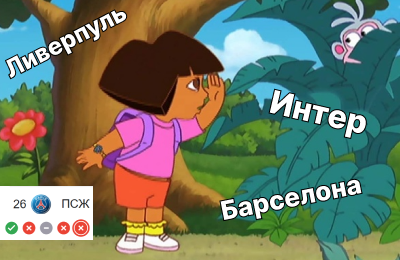 Ливерпуль, Ювентус, Интер, Барселона, Атлетико, Монако, Арсенал, Брест, Байер, Селтик, Жирона, Аталанта, Боруссия Дортмунд, Бавария, Янг Бойз, Манчестер Юнайтед, Болонья, Лига чемпионов УЕФА, Милан, Штутгарт, Реал Мадрид, РБ Лейпциг