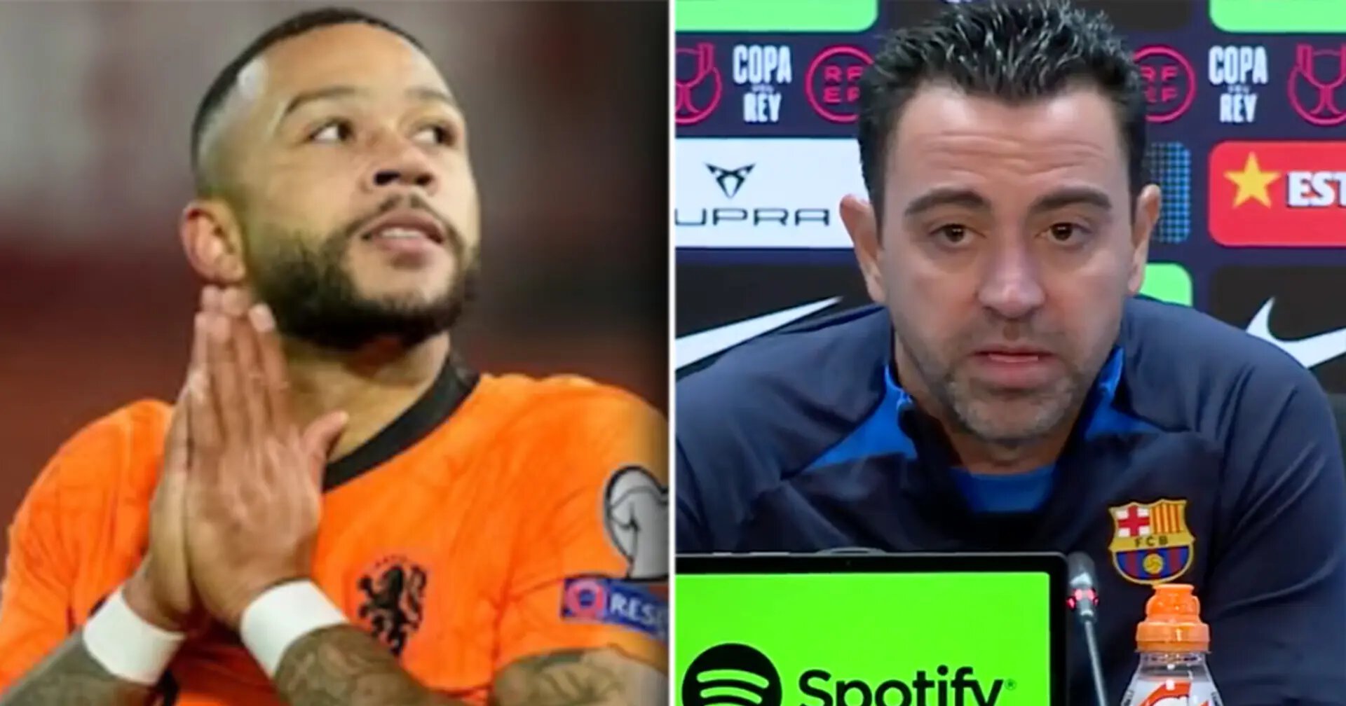 Барселона, Хави, Мемфис Депай