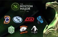 Complexity, Newbee, EHOME, LGD, Evil Geniuses, Virtus.pro, WarriorsGaming.Unity, Team NP, The Boston Major, LGD.FY, Team Faceless, MVP Phoenix, Chaos, Execration, OG, Wings, iG Vitality, Ad Finem