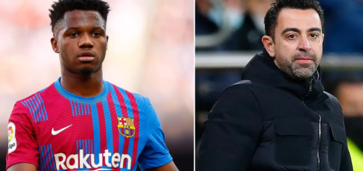 Барселона, Ансу Фати, Хави