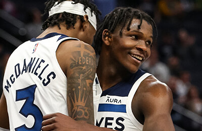 Миннесота, Карл-Энтони Таунс, Д’Анджело Расселл, Патрик Беверли, Джейлен Науэлл, Джарред Вандербилт, Энтони Эдвардс, Бен Симмонс, Джейден Макдэниэлс, Наз Рид, НБА