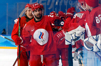 олимпийский хоккейный турнир, Сборная Дании по хоккею, Никита Гусев, Сборная России по хоккею с шайбой, Вадим Шипачев, Арсений Грицюк, Вячеслав Войнов, Олимпиада-2022