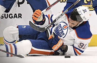 Эвандер Кэйн, Тампа-Бэй, НХЛ, Эдмонтон, Патрик Марун, видео, травмы