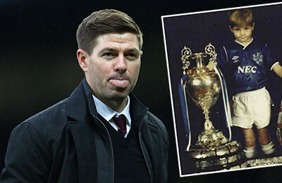 Гудисон Парк, Эвертон, Астон Вилла, Стивен Джеррард, премьер-лига Англия, болельщики, Ливерпуль