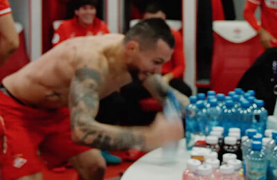 Лукойл Арена, болельщики, Александр Довбня, Спартак, Вадим Романов, премьер-лига Россия, Александр Джику, Кристофер Ву, Антон Заболотный, Игорь Дмитриев, Роман Зобнин, Эсекиэль Барко, Кристофер Мартинс Перейра, видео