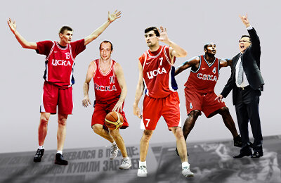 ЦСКА, Игорь Куделин, Евгений Кисурин, Василий Карасев, Валерий Дайнеко, Станислав Еремин, Андрей Ватутин, Сергей Панов, Аскер Барчо, Гундарс Ветра, Единая лига ВТБ, чемпионат России, Евролига