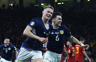 Сборная Испании по футболу, квалификация Евро-2024, Скотт Мактоминей, Сборная Шотландии по футболу, Педро Порро, Луис де ла Фуэнте, Даниэль Карвахаль