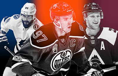 Кэйл Макар, Сидни Кросби, Коннор Хеллибак, Александр Овечкин, Брэд Маршанд, Патрик Кэйн, Джонатан Юбердо, Артемий Панарин, Райан О′Райлли, Микко Рантанен, Александр Барков, Виктор Хедман, Леон Драйзайтль, Себастьян Ахо, Андрей Василевский, Роман Йоси, Брэйден Пойнт, Марк Стоун, Марк Шайфли, Нэтан Маккиннон, рейтинги, Остон Мэттьюс, Никита Кучеров, Патрис Бержерон, Коннор Макдэвид, НХЛ, Давид Пастрняк