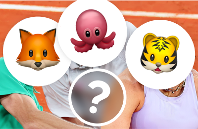 Лучшие теннисисты в образах 🦊, 🐯 и 🐙: узнаете всех?