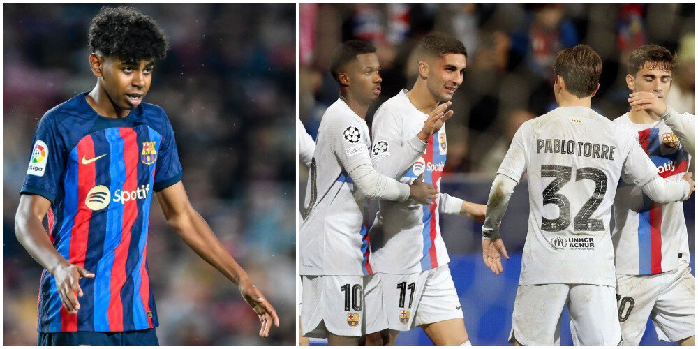 Пабло Торре, Ферран Торрес, Ламин Ямаль, Барселона, Клубы, Ла Лига