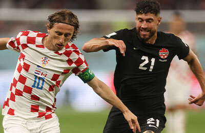 Иван Перишич, Матео Ковачич, Альфонсо Дэвис, Марцело Брозович, Лука Модрич, Джон Хердман, Златко Далич, Сборная Канады по футболу, Сборная Хорватии по футболу, чемпионат мира, ЧМ-2022, Деян Ловрен