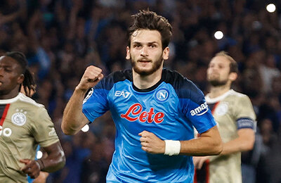 серия А Италия, Лига чемпионов УЕФА, Хвича Кварацхелия, Лучано Спаллетти, Наполи, Никита Васюхин, Леонид Слуцкий, Кубок Италии