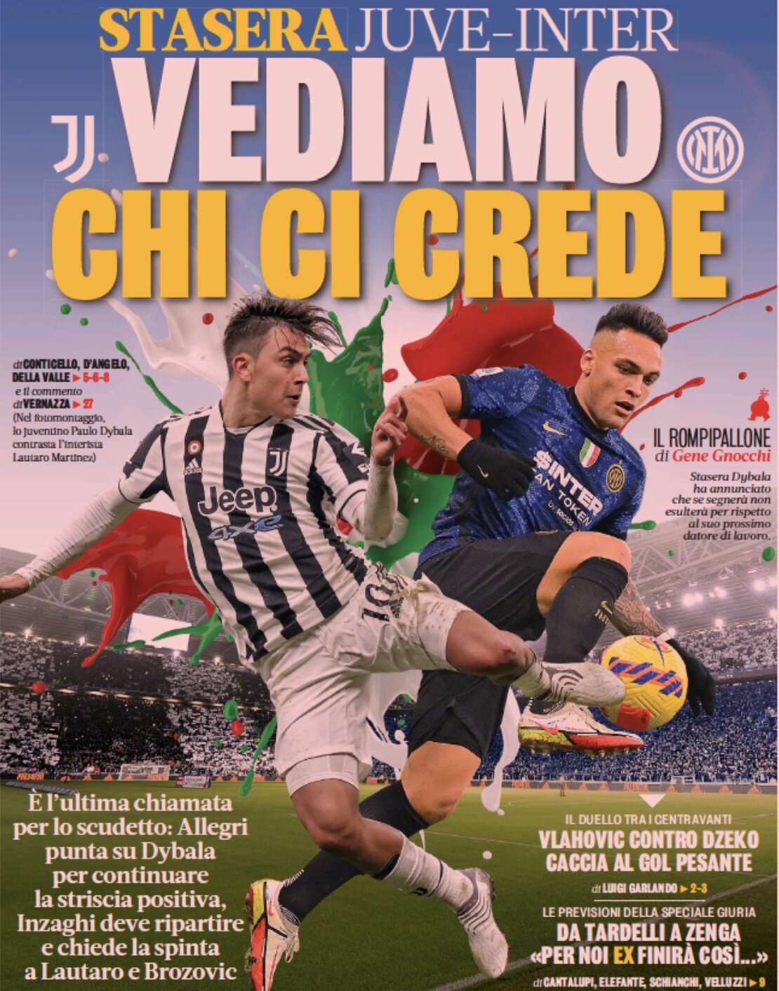 Посмотрим, кто поверит. Заголовки Gazzetta, TuttoSport и Corriere за 3 апреля