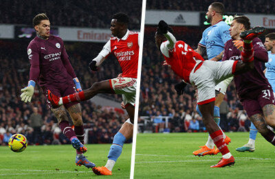 Эдди Нкетиа, Манчестер Сити, Арсенал, Эдерсон, премьер-лига Англия, Букайо Сака, судьи