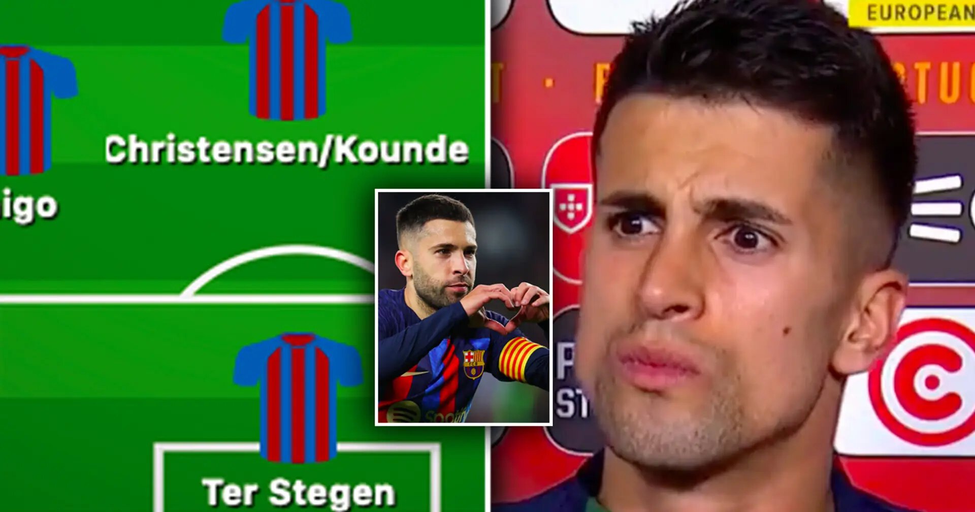 Клубы, Барселона, Жорди Альба, Жоау Канселу, Иньиго Мартинес, Алекс Бальде, Маркос Алонсо, Ла Лига