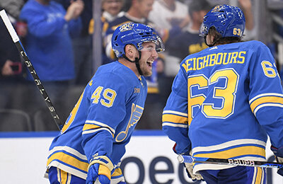 Коламбус, Павел Бучневич, Владимир Тарасенко, Сент-Луис, НХЛ, Иван Барбашев, Алексей Торопченко, видео