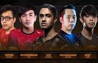 Мухаммад «inYourdreaM» Ризки, Дэвид «MoonMeander» Тан, Лай «Ahjit» Джей Сун, Кенни «Xepher» Део, Тибан «1437» Сива, Tigers, DreamLeague Season