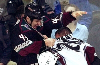 Боб Проберт, драки, Аризона, Андрей Назаров, Сан-Хосе, Авангард, Бостон, Анахайм, Брайан Саттер, Калгари, Тампа-Бэй, НХЛ