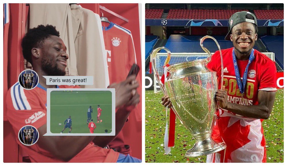 Альфонсо Дэвис, Бавария, Клубы, Лига чемпионов УЕФА