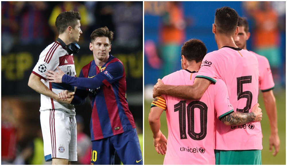 Педри, Серджи Бускетс, Лионель Месси, Барселона, Роберт Левандовски