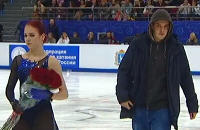 болельщики, Серия Гран-при России, женское катание, Александра Игнатова (Трусова)