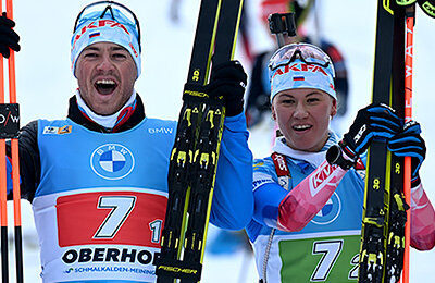 сборная России жен, сборная России, Кристина Резцова, Антон Бабиков, Кубок мира по биатлону, сингл-микст