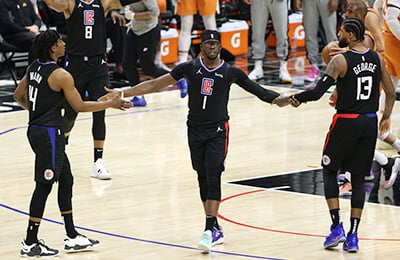 НБА, НБА плей-офф, Матч всех звезд НБА, Летняя лига НБА, драфт НБА, Серж Ибака, Тайрон Лю, Реджи Джексон, Пол Джордж, Кавай Ленард, Лоуренс Фрэнк, Джерри Уэст, Клипперс, Николя Батюм, Ивица Зубац