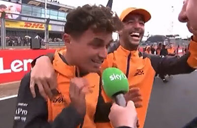 Гран-при Великобритании, Даниэль Риккардо, Ландо Норрис, Макларен, Формула-1, Льюис Хэмилтон