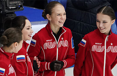 Камила Валиева, Ксения Синицына, Владимир Морозов, Александра Степанова, Анастасия Мишина, Диана Дэвис, Никита Кацалапов, ФФККР, сборная России, Иван Букин, Марк Кондратюк, Виктория Синицина, Елизавета Туктамышева, Михаил Коляда, Александр Галлямов, Александра Игнатова (Трусова), Евгения Тарасова, Алена Косторная, Анна Щербакова, Глеб Смолкин, Девид Нарижный